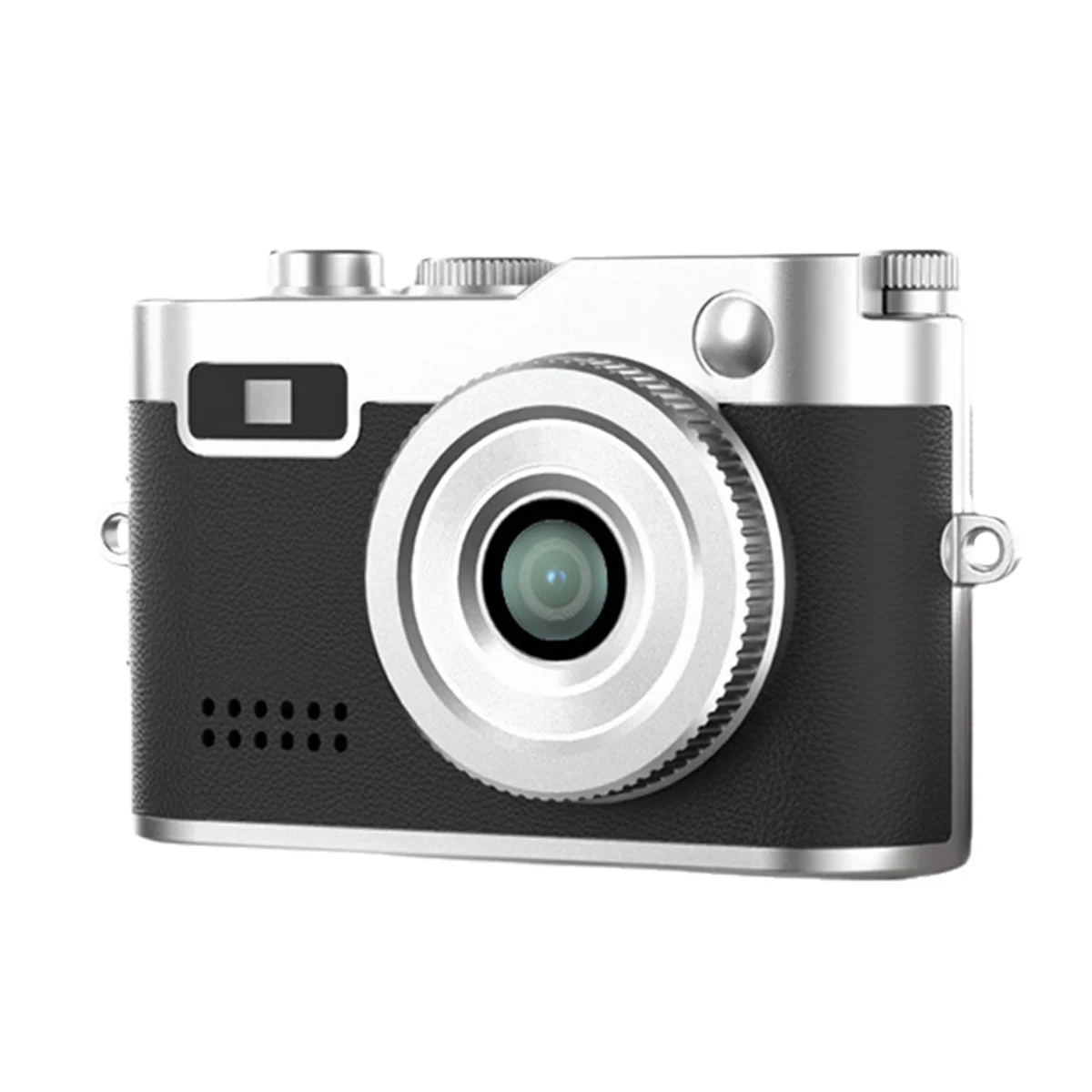 T36C 1080P Mini Keychain Camera Retro Digital Camera Portable Compact Mini Cameras Pocket Video Recorder for Student Travel A