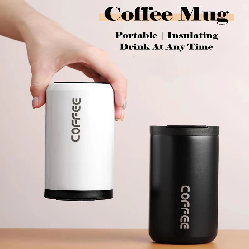 Garrafa térmica de café em aço inoxidável Xiaomi-Mijia, caneca térmica, frascos de vácuo para carro, garrafas portáteis isoladas