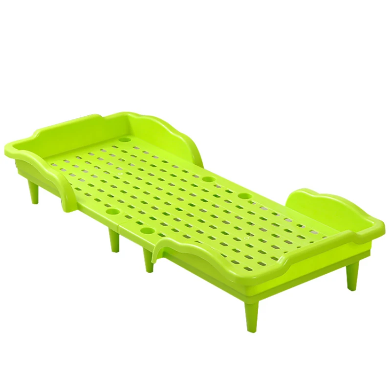 

YY Lunch Break Plastic Foldable Bed Family Children Nap Single Bed Stitching