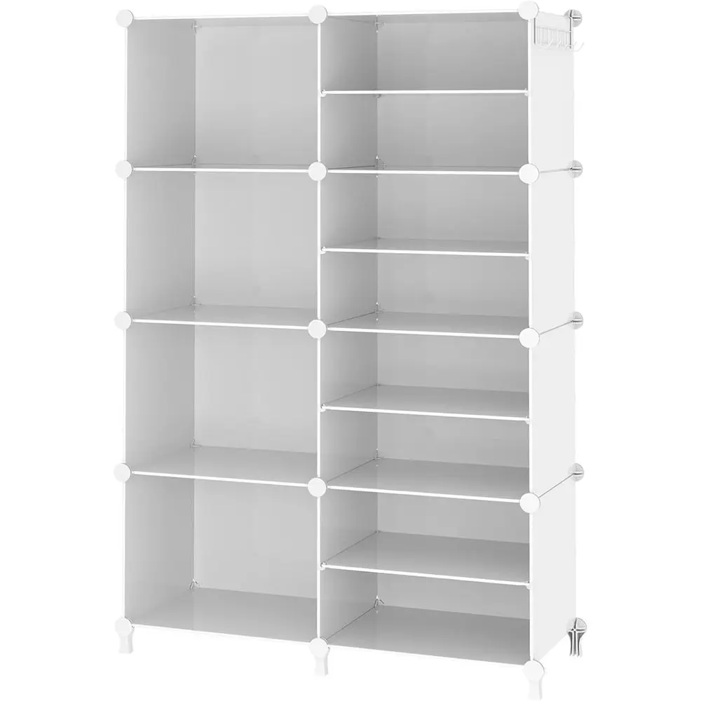 Closet Organizer 8 Cube Storage Shelves Clothes Organizers and Storage Stackable Cubby Shelving or Closet Bedroom Living Room Oi