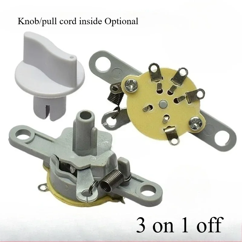 Applicable to electric fan accessories speed control switch third gear speed controller pull wire switch