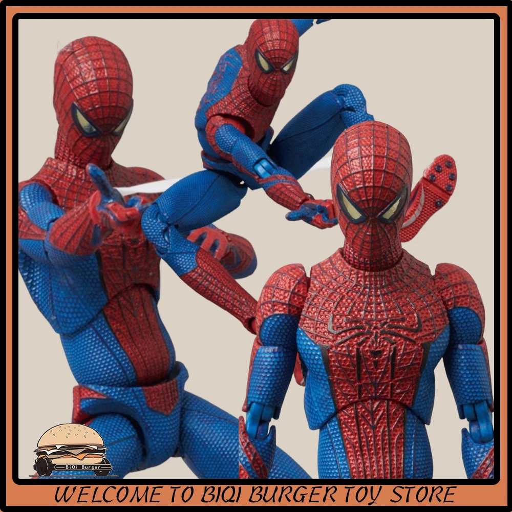 New CT Toys Spiderman Mafex 001 Figure Peter Parker Andrew Garfield Figure Mafex 143 Ben Reilly Comic Ver Action Figure Toy