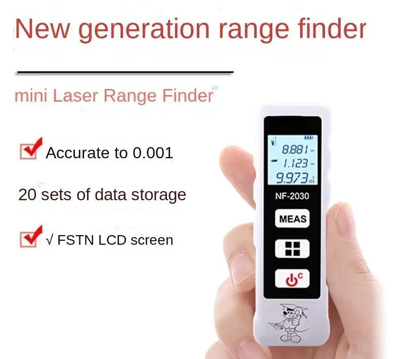 Hot selling Laser Range Finder NF-2030/50 Mini Laser Ruler Electronic Ruler Infrared Measurement Laser Rangefinder