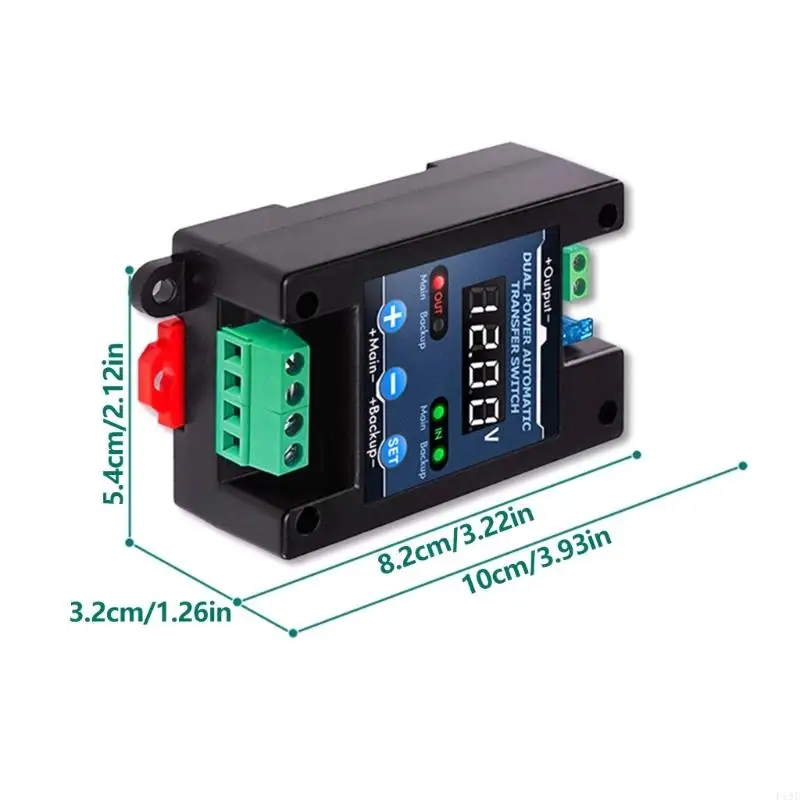 Automatic Main-to-Backup Power Transfer Controller, 5-40V Input with Adjustable Transfer and Recovery Thresholds, Return F19E