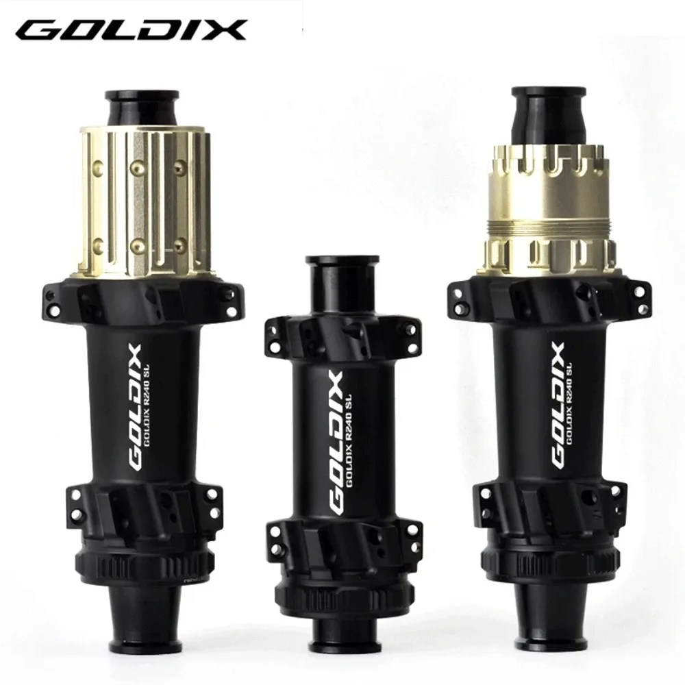 

GOLDIX R240SL Central lock brake 24H New ratchet 36T road crushed stone bicycle hub suitable for HG XDR flywheel bike acessories