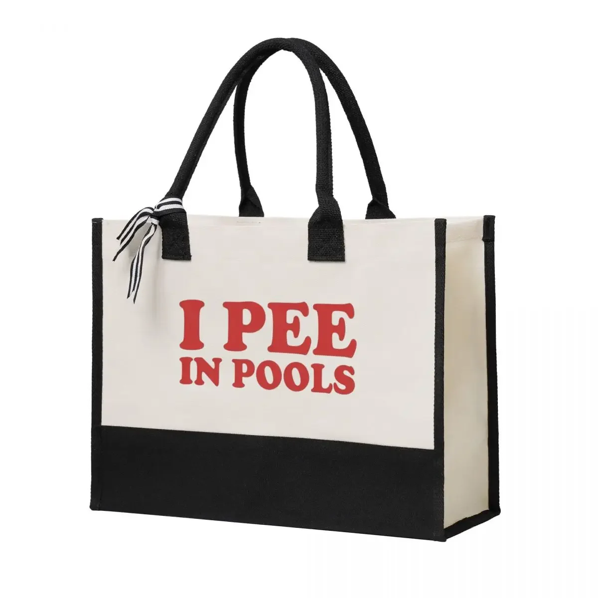 I Pee In Pools  Canvas Bag Shopping Bag Wedding Decoration Travel Wedding Bag best wedding gift