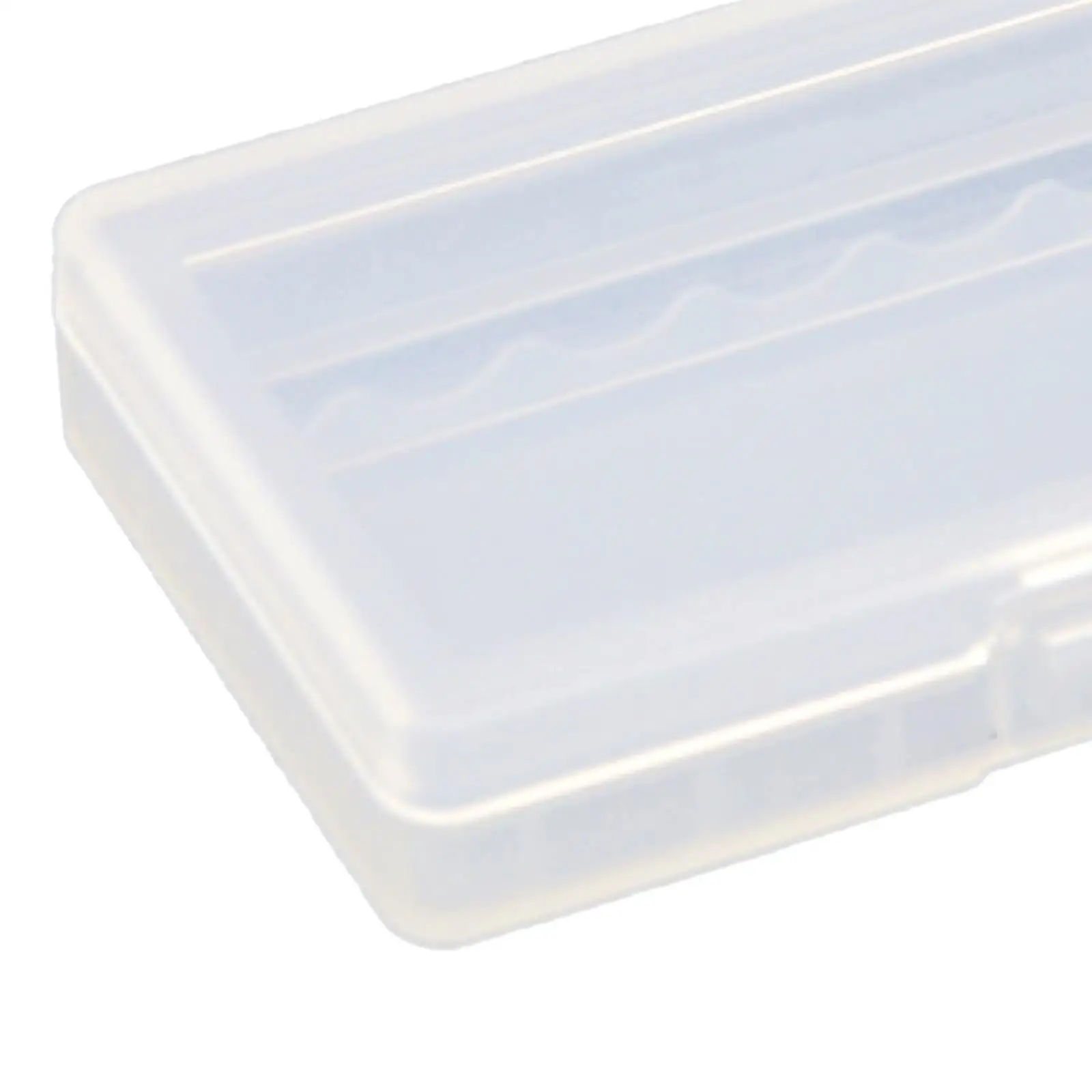 Battery Storage Case Holds 8 AAA Batteries Anti Collision Transparent Dustproof Practical Protective Container Storage Box