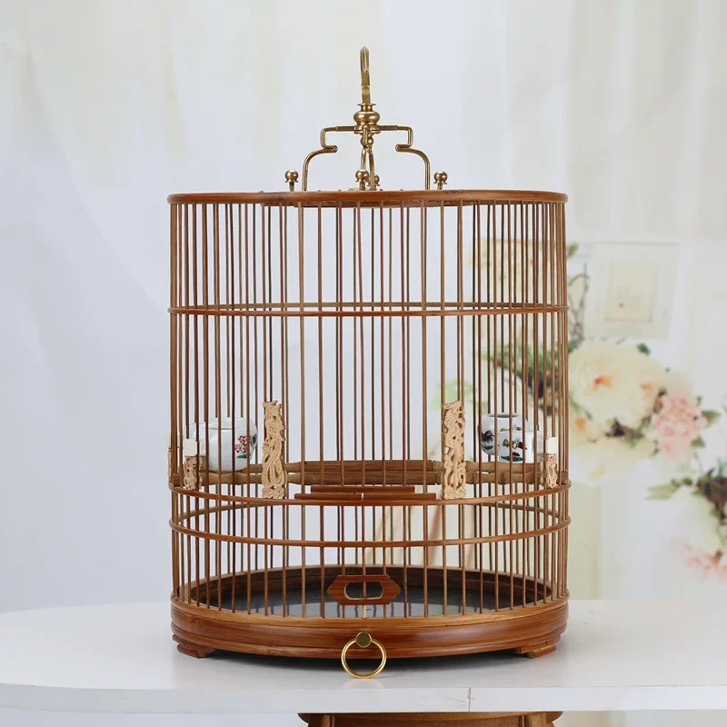 

Bird Stand House Parrot Cage Bamboo Breeding Simple Outdoor Aviary Acrylic Bag Transfer Bath Chinchilla Jaula Birds Hamster