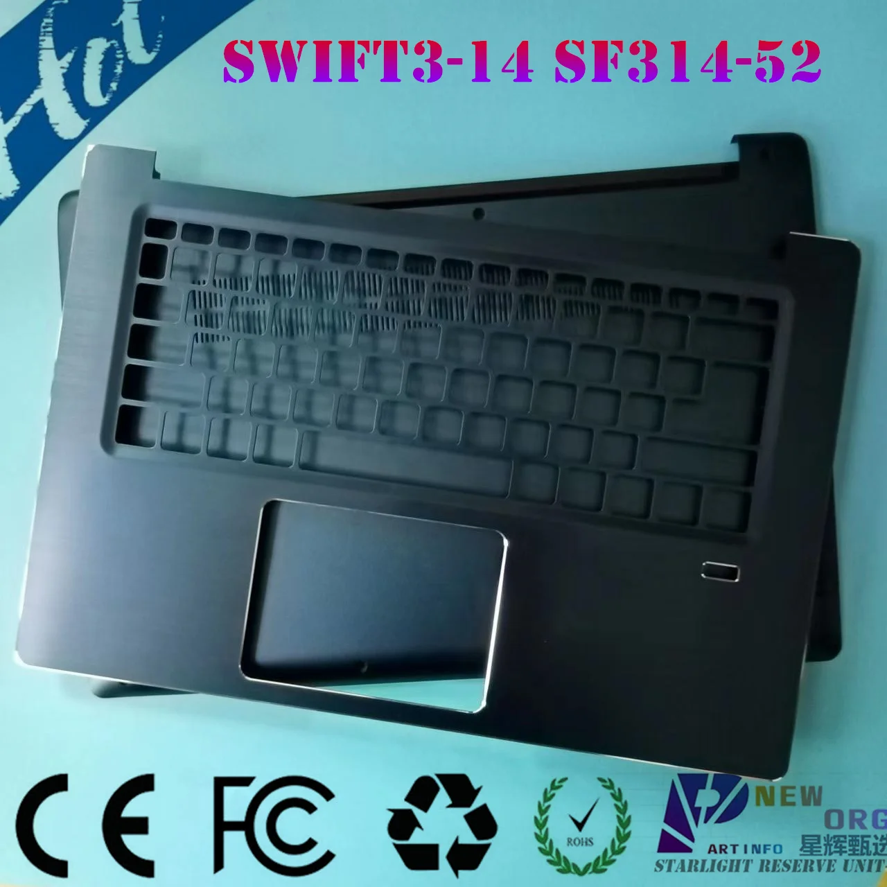 NEW ORG Laptop Case For ACER SWIFT3-14 SF314-52 SF314-52G N17P3 LCD front bezel palmrest bottom base metal