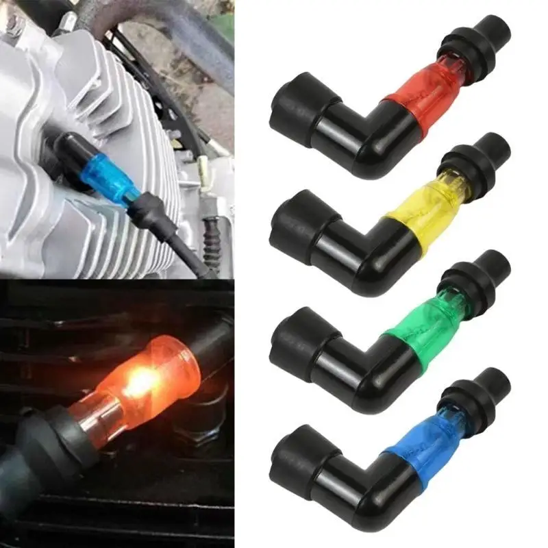 

G7NA Easy to Install High Voltages Caps & Spark Nozzle Trike & Bike Spark Plugs Caps for Motorcycle Performances Enhancement