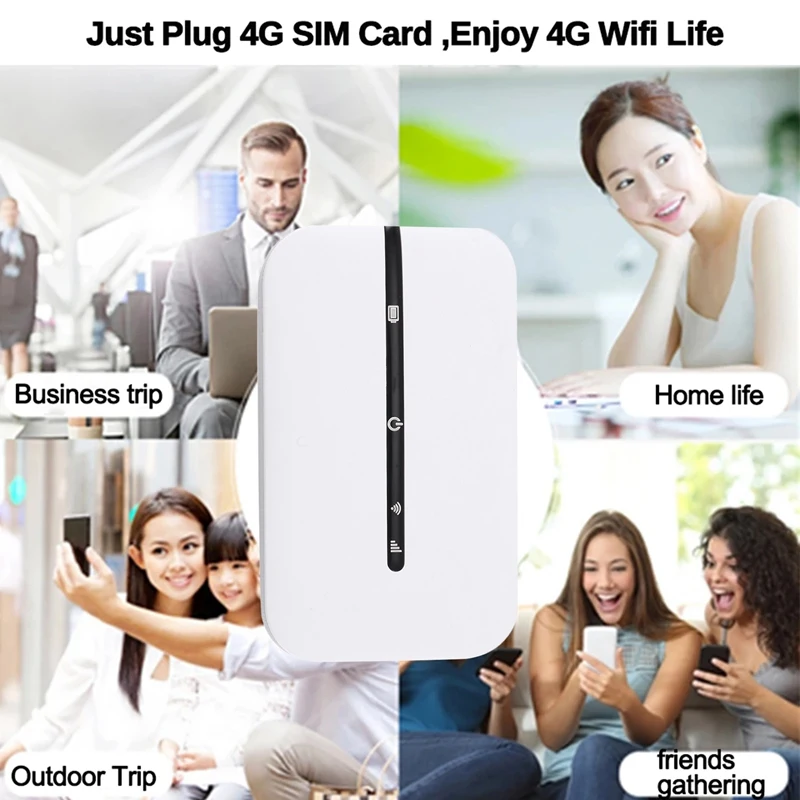 4G MiFi WiFi Router 150Mbps WiFi Modem Car Mobile Wifi Wireless Hotspot Wireless MiFi with Sim Card Slot