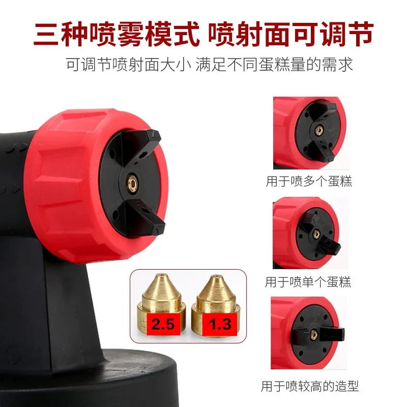 Handmade Dessert Chocolate Sandblasting Machine Cake Decoration Pastry Sandblasting Machine Baking Tools