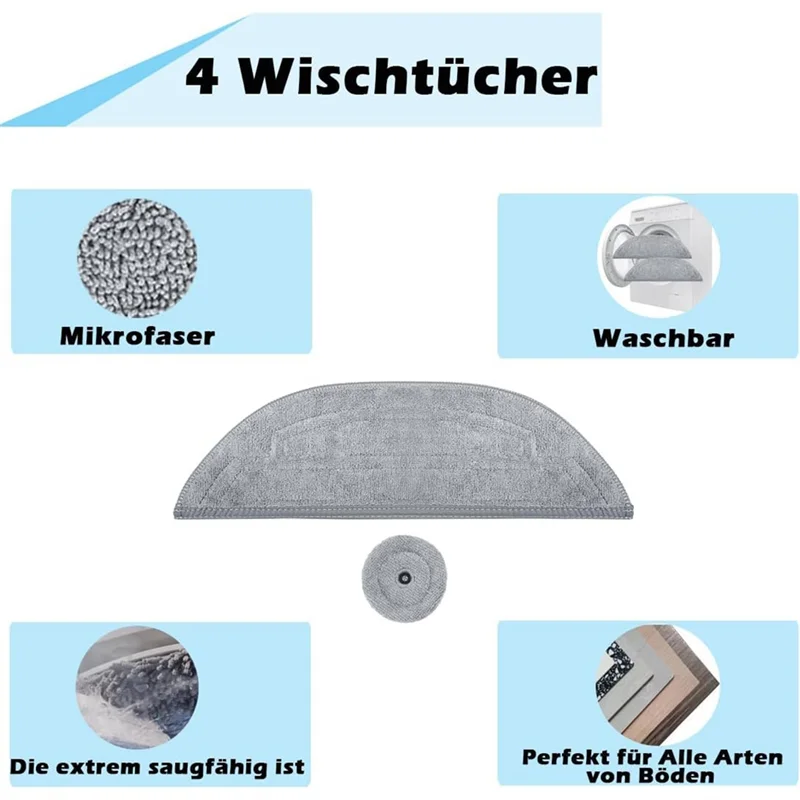 

Classy-For Roborock S8 Maxv Ultra Robot Vacuum Cleaner Main Side Brush HEPA Filters Mop Cloth Dust Bags Accessories