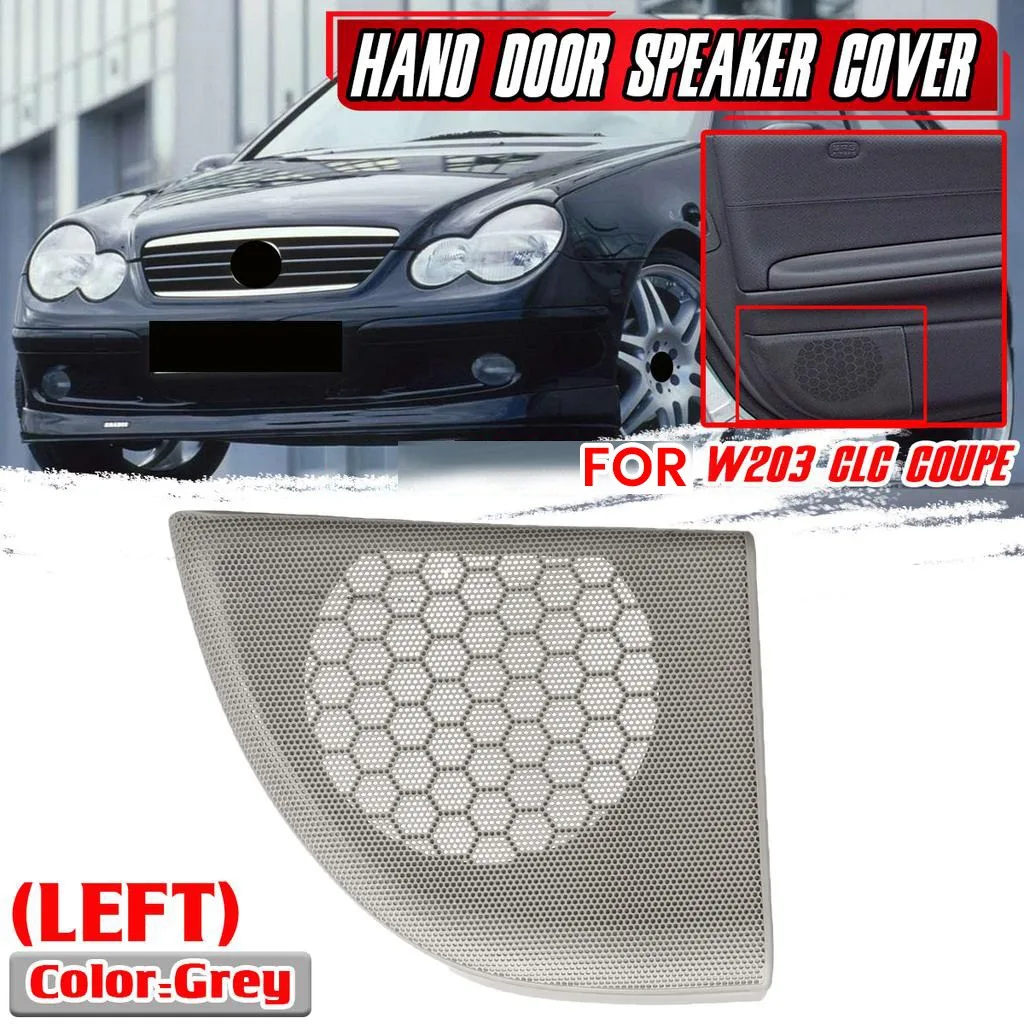 Car Front Door Speaker Cover Trim Speaker Grille for Mercedes-Benz CLC-Class Coupe W203 2008-2011 A20372703887E94 Left