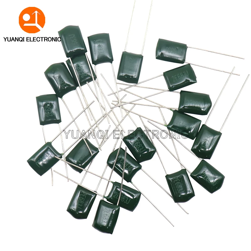 

20PCS 250V 400V 1000V Polyester Film Capacitor 222 472 103 223 683 104 2E222J 2E472J 2E223J 2E683J 2E104J 2G103J 3A332J