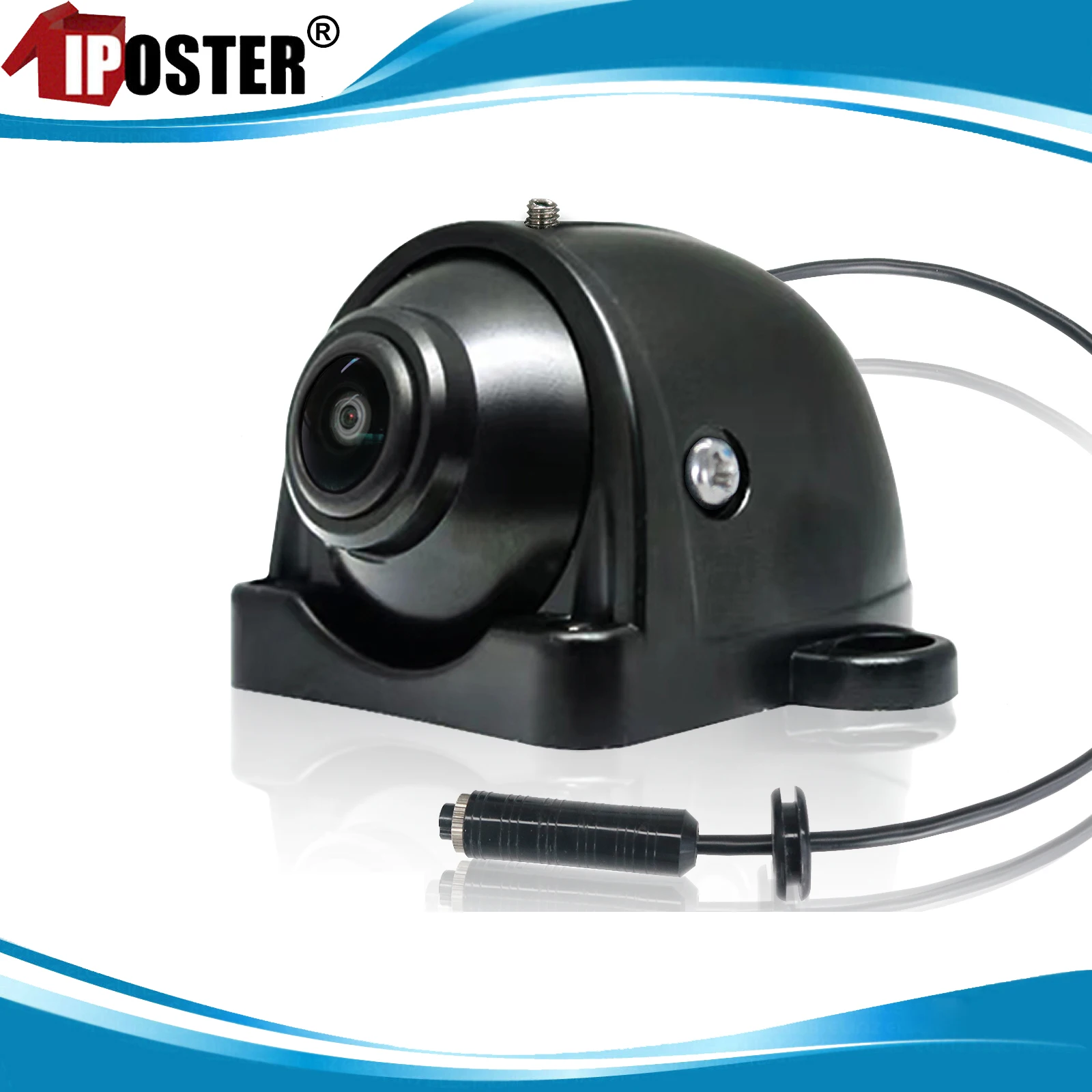 

iPoster Metal Case Mini 4PIN AHD 1080P Side Rear View Backup Camera PAL 180° Wide View Angle For MDVR Truck AHD Monitor Screen