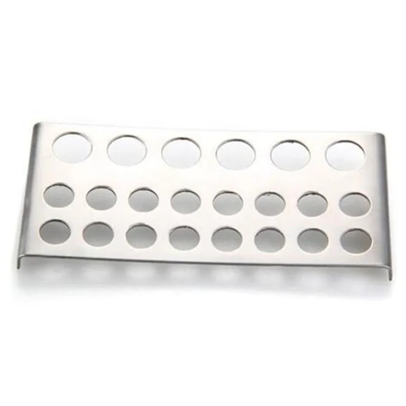 Large Stainless Steel Tattoo Ink Cup Holder For 22 caps Stand Machine Supply