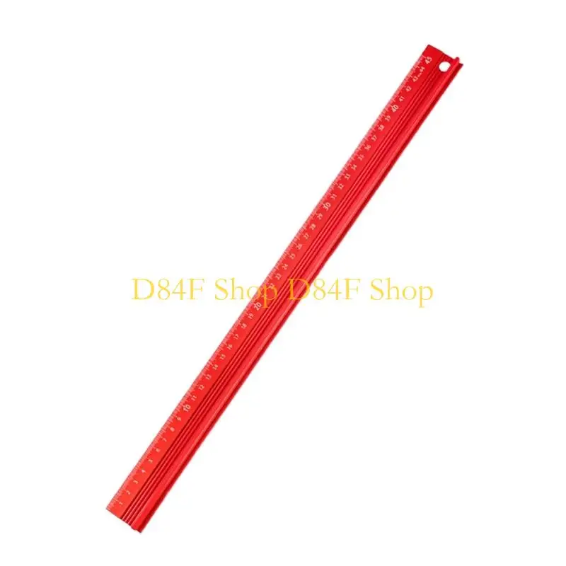 D84F Professional Thickened Aluminum Ruler 3 Size for Accurate Measurement & Smooth Cutting In Crafting & Construction