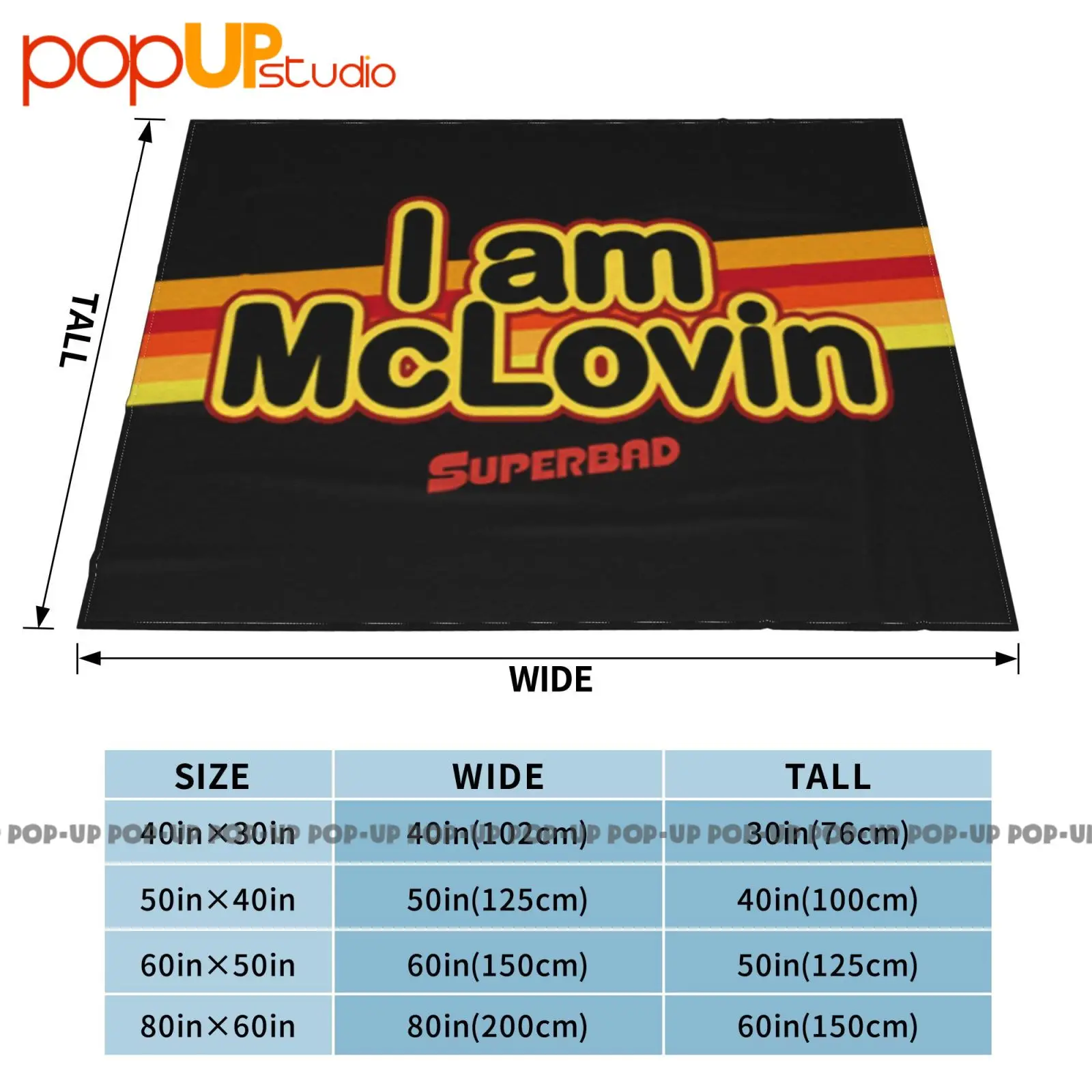 جديد Superbad أنا Mclovin بطانية فائقة النعومة لحاف الشتاء غطاء أريكة أغطية السرير