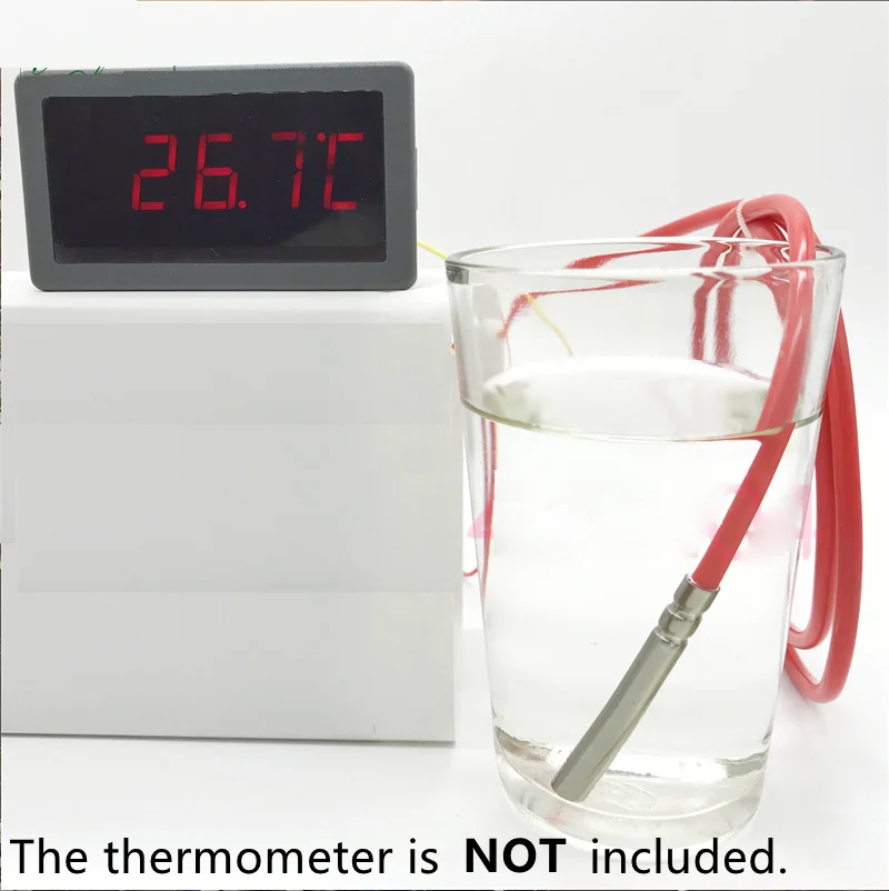 Imagem -06 - Cabos Tres Isolados Elétricos Cabo do Sensor Resistência à Temperatura Proteção do Silicone Sensor Pt100 Pt1000