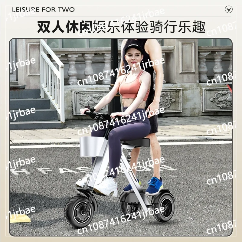 

48V high-power foldable electric vehicle, portable, small, lightweight, mini three wheeled electric scooter X