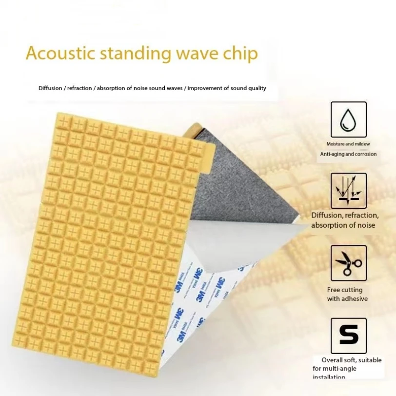 Car Speaker Standing Wave Chip  Speaker Sound Insulation Material Refracts Sound Waves To Improve Sound Quality and Waterproof