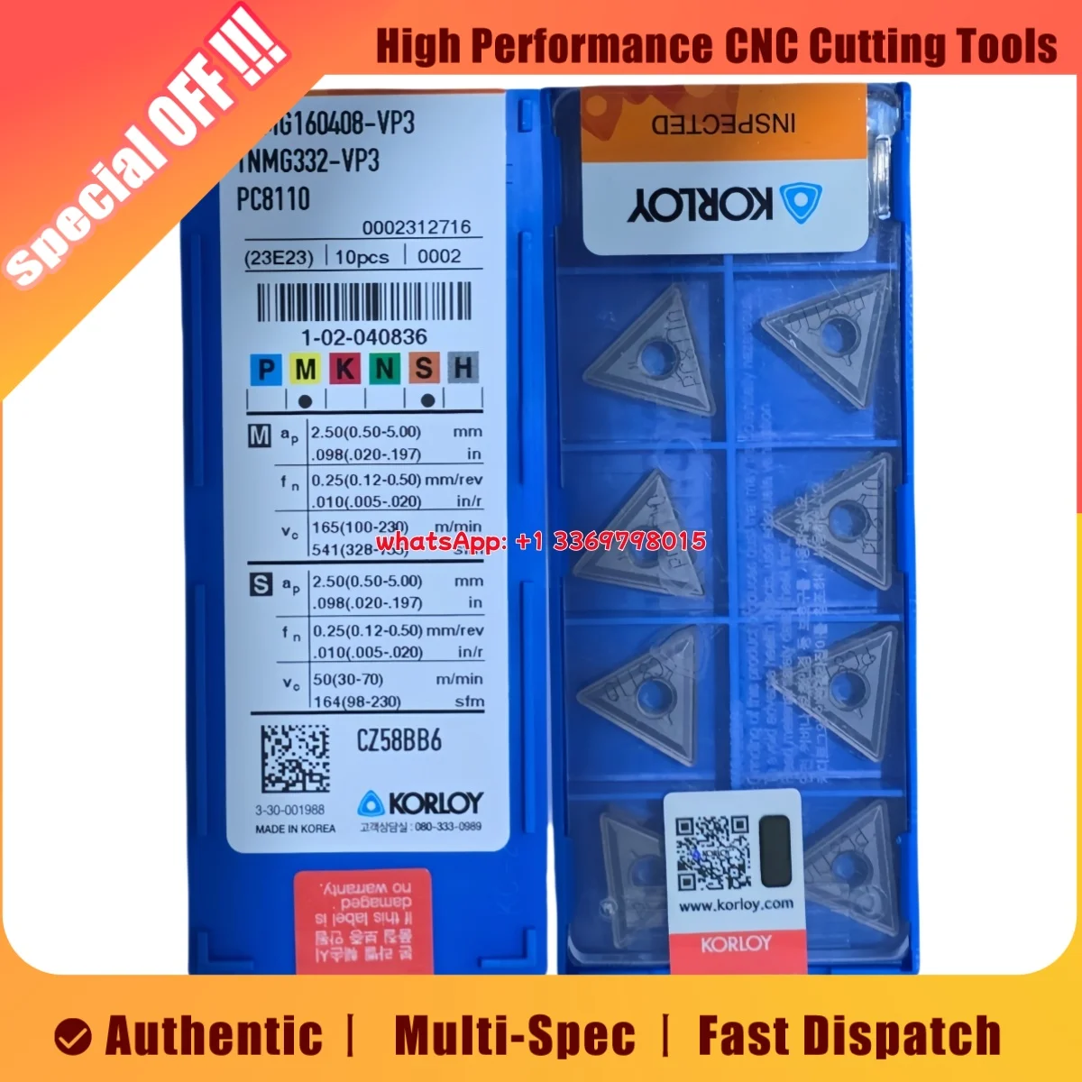 

Оригинальная токарная пластина TNMG TNMG16 TNMG1604 04-GS HA HF HM HS PC9030 H01 NC3120 CC115 NC3020 NC3030 PC5300