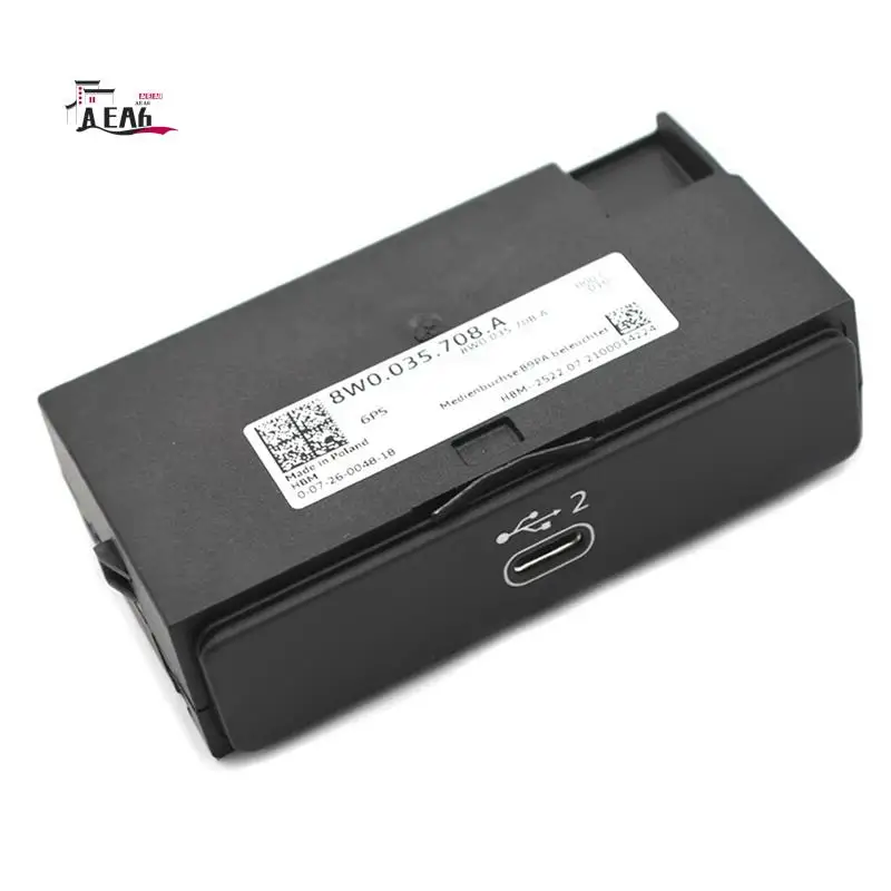 

AEA6-For A4 S4 A5 S5 Q5 2016-2024 MIB3 6Pin USB C Type C Link Phone Port 8W0 035 708 A 8W0035708A