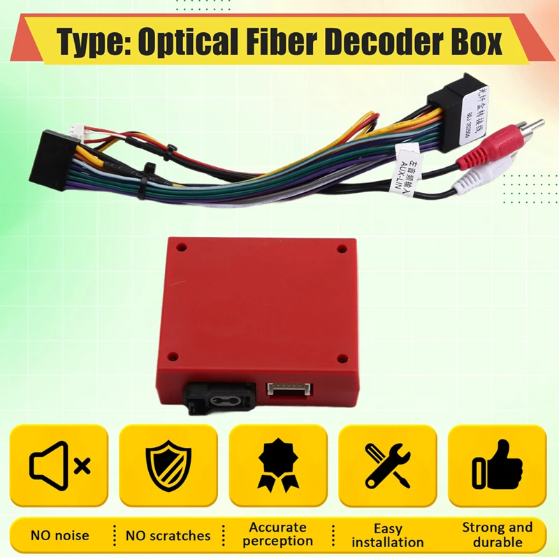 Super Sale Car Most Aux Optical Fiber Decoder Box Amplifier Decoding Adapter for Benz ML.GL.R CLS 2004-2015