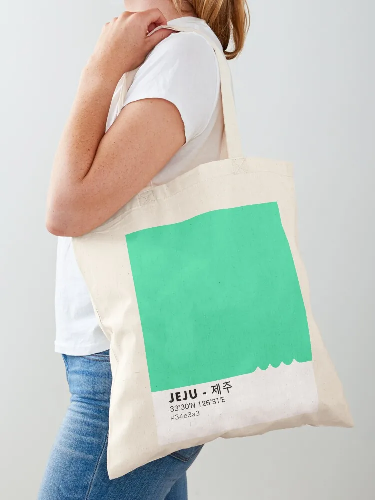 

Jeju south Korea Pantone Tote Bag Big bag women canvas tote shopping cart bags cloth bag woman