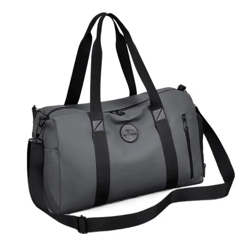 

Мужские водонепроницаемые оксфордские дорожные сумки-тоут, повседневная дорожная дорожная сумка, простая спортивная сумка с карманом на молнии на плечевом ремне