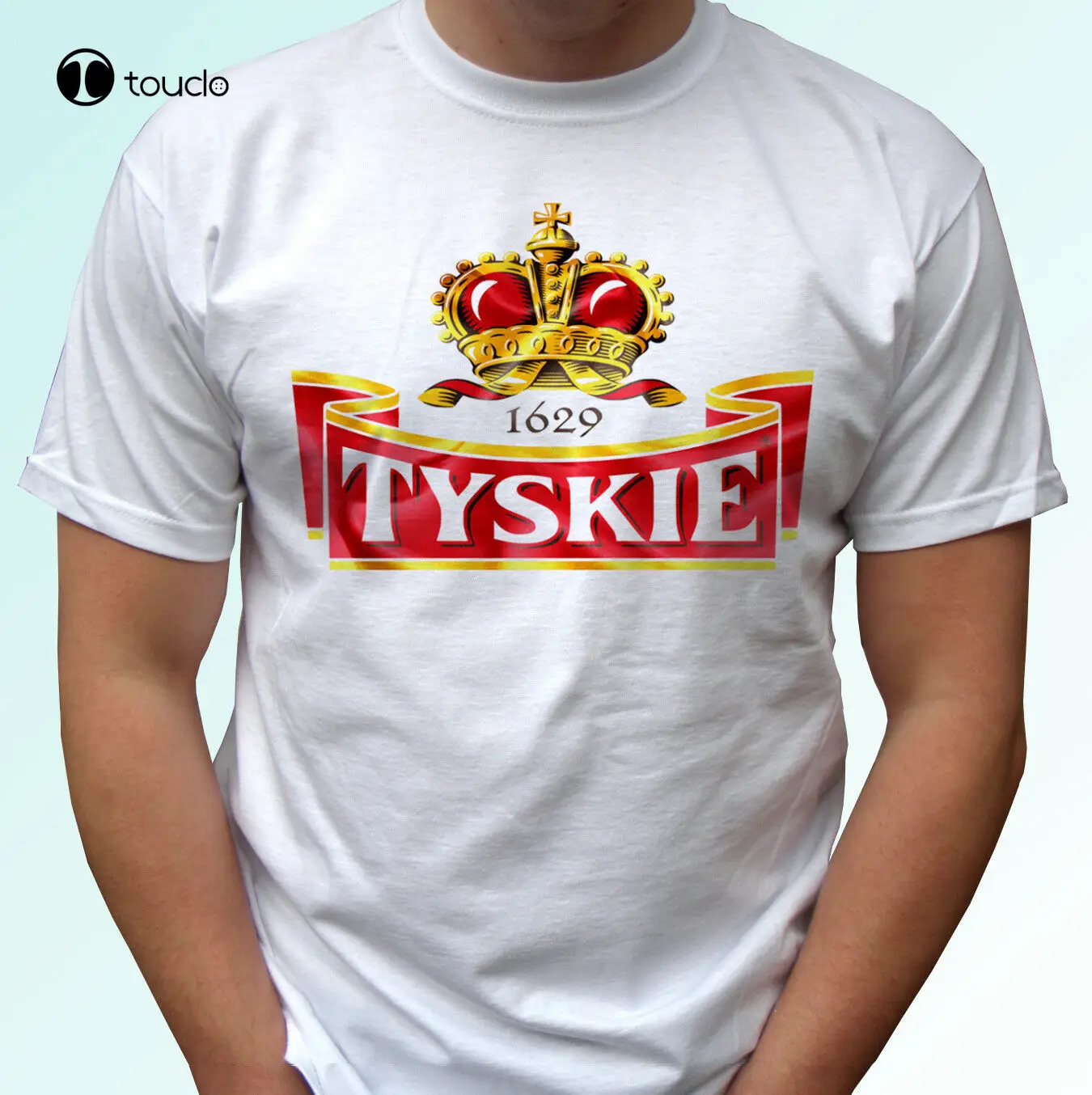 Tyskie Biala Koszulka Polska Polski Browar Piwo Alkohol T Shirt Koszulki Meskie Tee Shirt Custom Aldult Teen Unisex Unisex