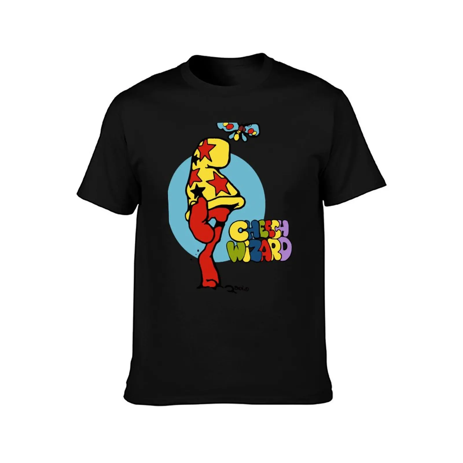 Cheech Wizard T-Shirt Basic All Season Solid T-Shirt
