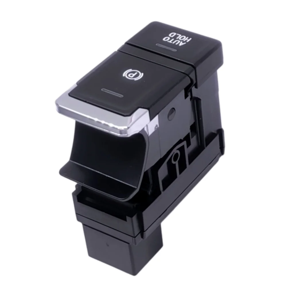 Auto Stop Button Parking Brake Switch For Inclines Black Robust ABS Material Moisture Resistant Wear Resistant