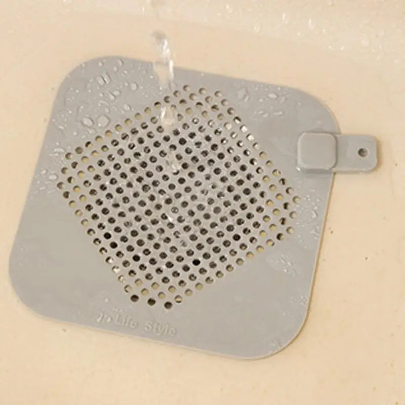 Drain Covers For Shower To Catch Hair 2pcs Flat Bathtub Drain Cover Anti-blocking Tub Stopper Shower Drain Cover Tub Stopper