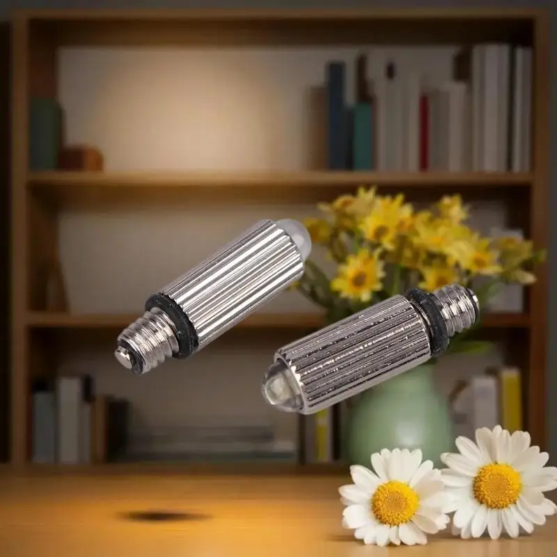 1/3 Stück 2,5 V 0,3 A LED-Lampe für chirurgische Zwecke, weißes Licht, Anästhesie-Laryngoskop-Glühbirnen für Erwachsene