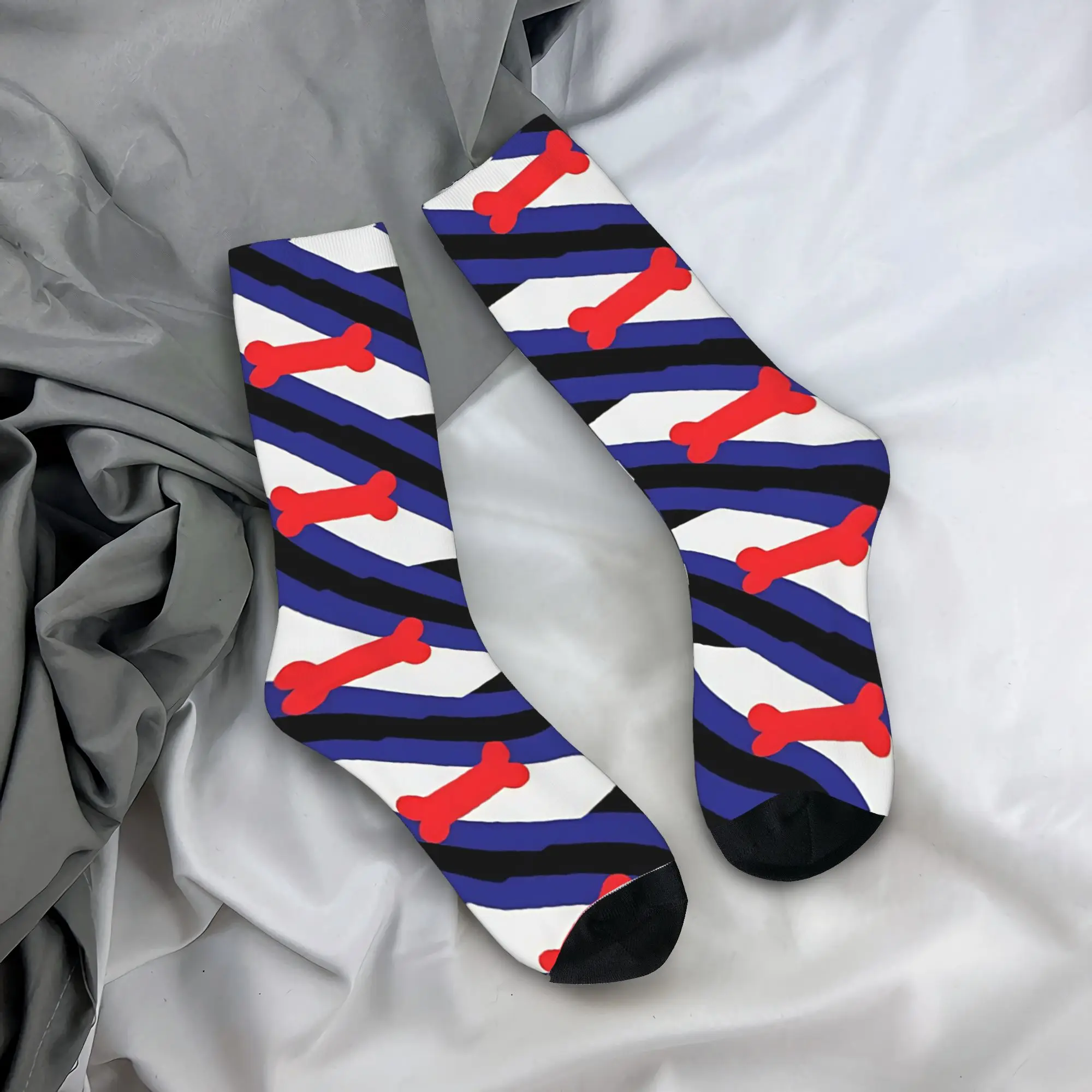 

Носки с флагом гордости щенка, противоскользящие чулки для взрослых и мужчин, качественные уличные носки, зимние носки с кавайным узором