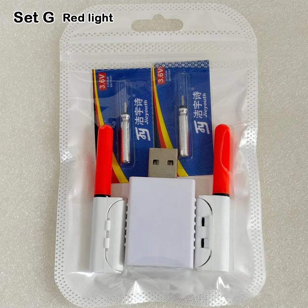 نمط جديد للإزالة الصيد رود الإضاءة عصا مقاوم للماء تعويم معالجة LED ليلة معالجة الصيد مضيئة عصا الصيد الليلية