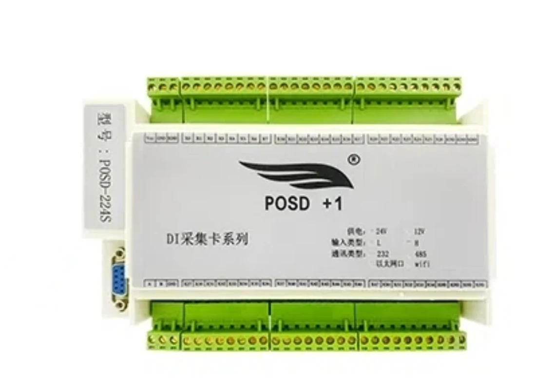 

Ethernet IO Module 24, Multiple RJ45 Ports UDP Wireless Network Modbus TCP Digital Switch Acquisition