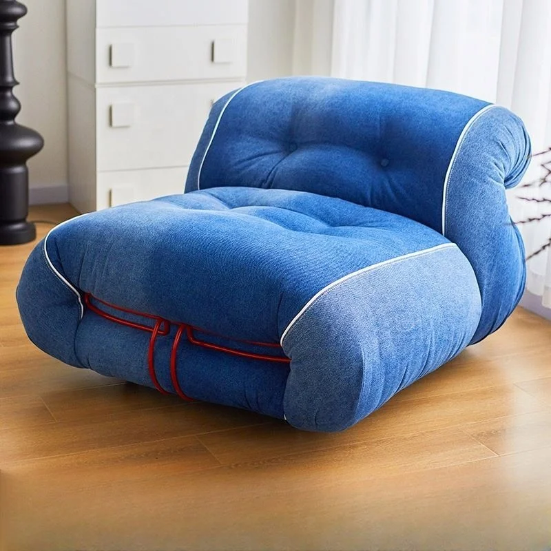 

*- Nordic-inspired Single Seater Sofa Innovative Design Luxury Living Room Furniture Fabric Sponge New Creative Sectional