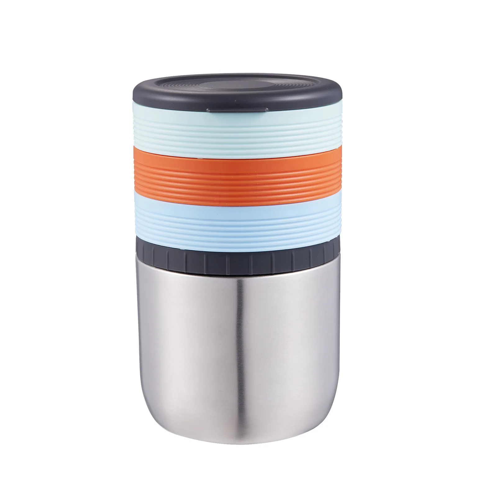 Outdoor Portable Ice Bucket Household Ice Maker Bar Multi-layer Ice Bucket Round Insulation Bucket Ice cube tray image 5