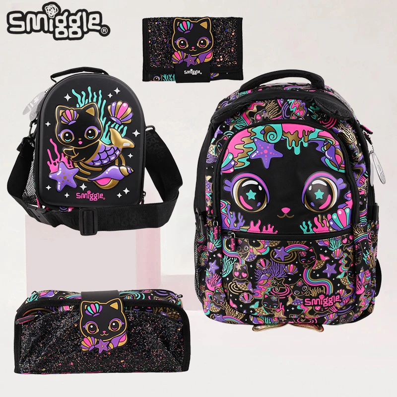 Oryginalna Australia Smiggle Children Study Stationery Student School Bag Lunch Bag Wallet Pencil Bag Anime Backpack Gift