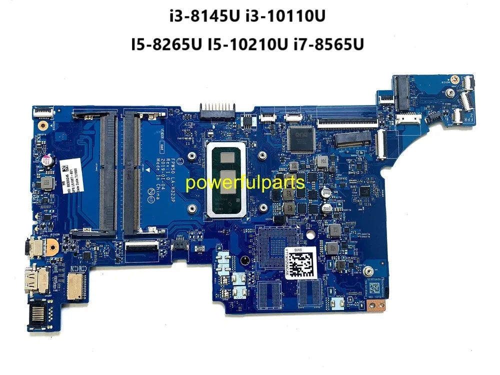 

For HP 15-DW 15S-DU 15-DU Motherboard FPW50 LA-H323P L51985-601 L51986-601 L51987-601 L68076-601 I3 I5 I7 Cpu Working Good