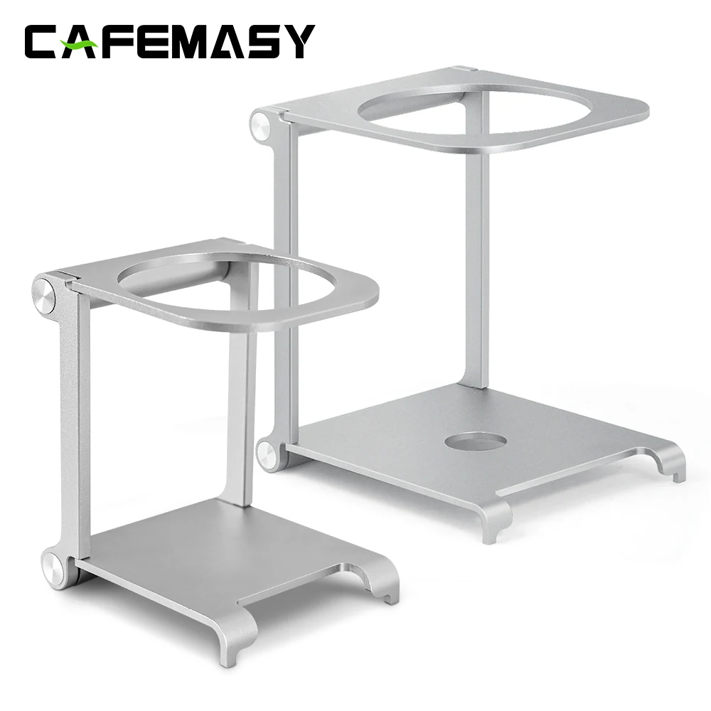 Składany uchwyt na kroplówkę do kawy Stojak ze stopu aluminium do ręcznej kawy espresso Przenośny podróż na zewnątrz / do użytku domowego