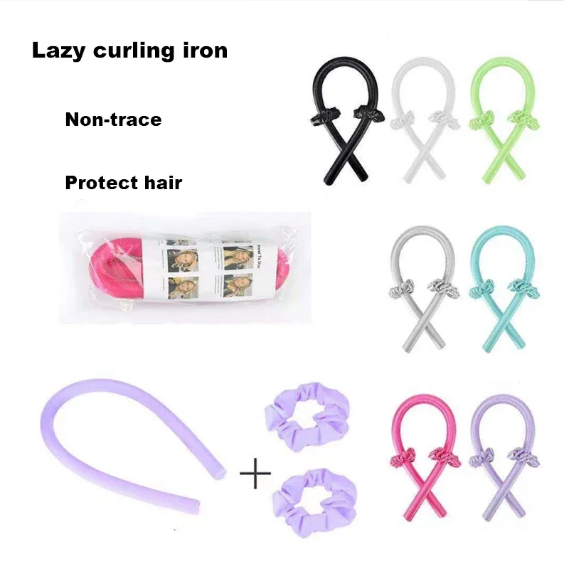 Lazy Heatless Curling Rod Sponge Headband Air Wave Sponge No Heat Curlers Women Sleeping Modeling Tool Hair Accessories