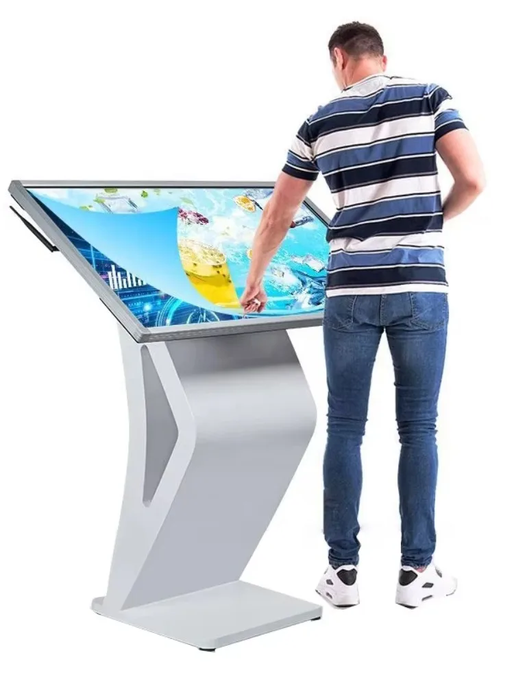 43/49/55/65 Inch Indoor Capacitive Touch Screen Horizontal Type Information Inquiry Machine