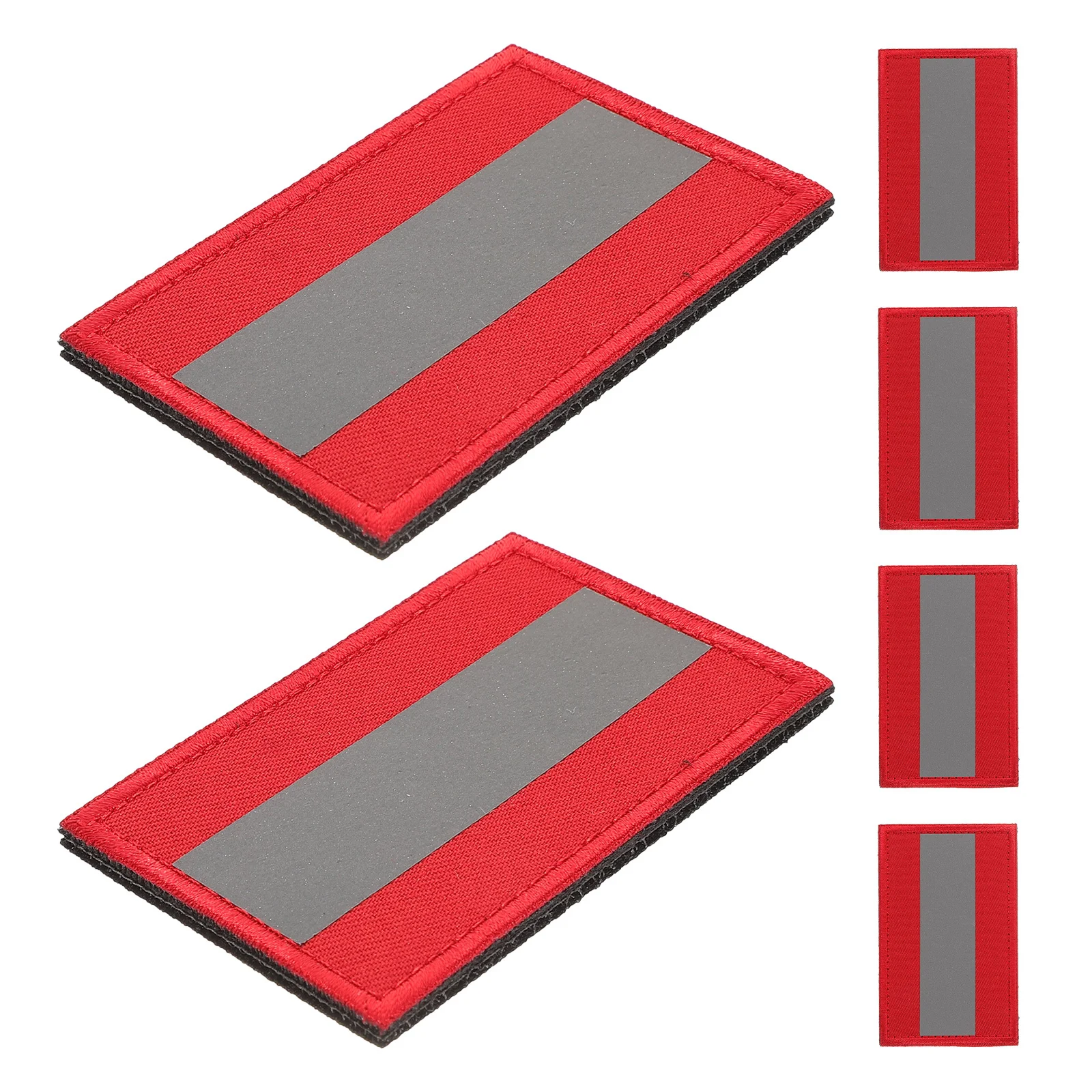 

6Pcs Reflective Patch Enhanced Night Visibility Hook Loop Fastener for Jackets Backpack Safety Outdoor Camping Hiking Sports