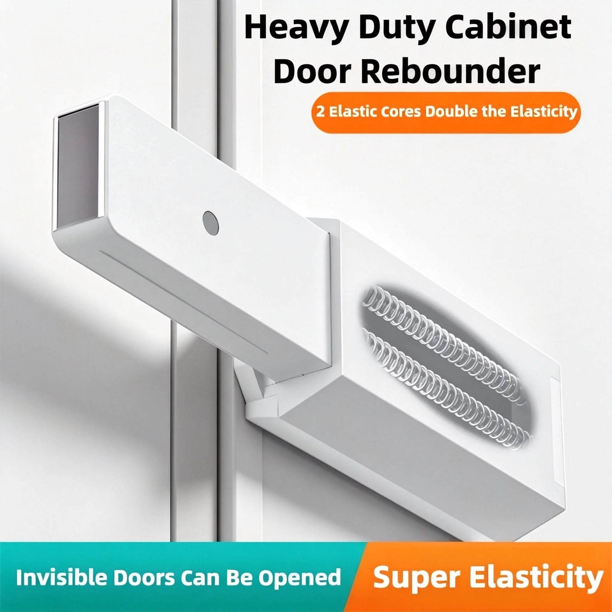Automatic Push‑to‑Open Cabinet Latch Heavy‑Duty Pop‑Out Invisible Catch for Wardrobe Concealed Home Interior Cabinet Door