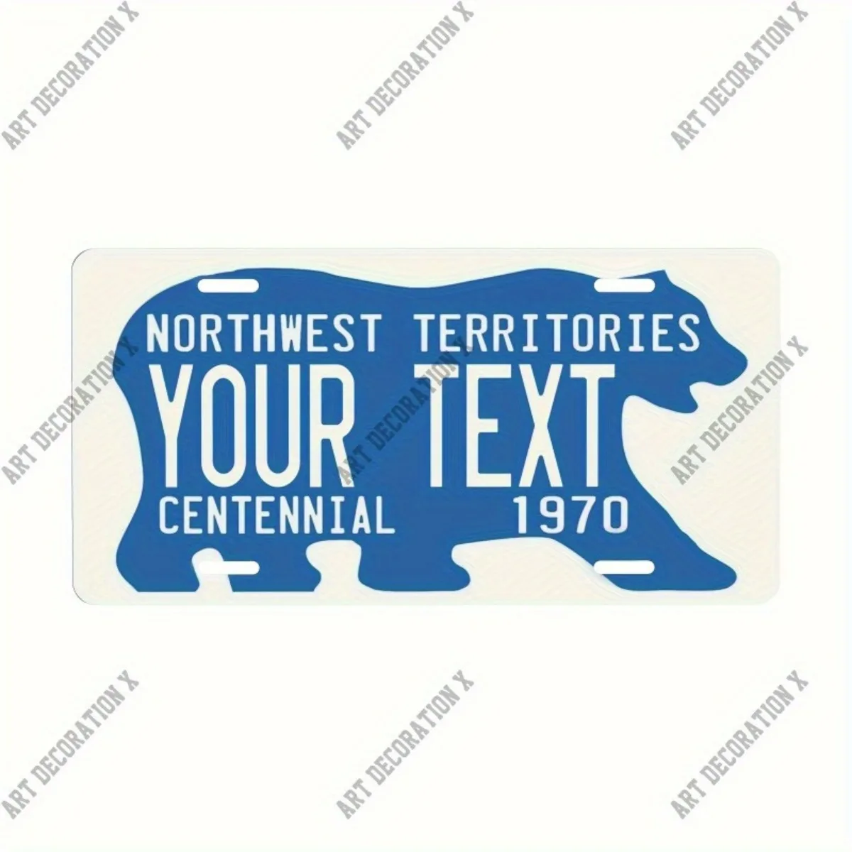 Custom Canadian-Themed Aluminum Signboards | Retro Style (Personalized Text) | Home/Bar/Cafe/Garage Decor (Decor Only)