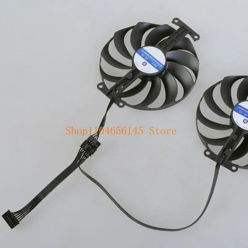 5asd 1Pair CF1010U12D 12V 0.45A Scheda grafica Raffreddamento Ventola raffreddamento VGA 7Pin per ROG